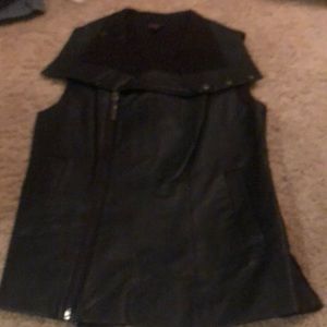 Leather vest